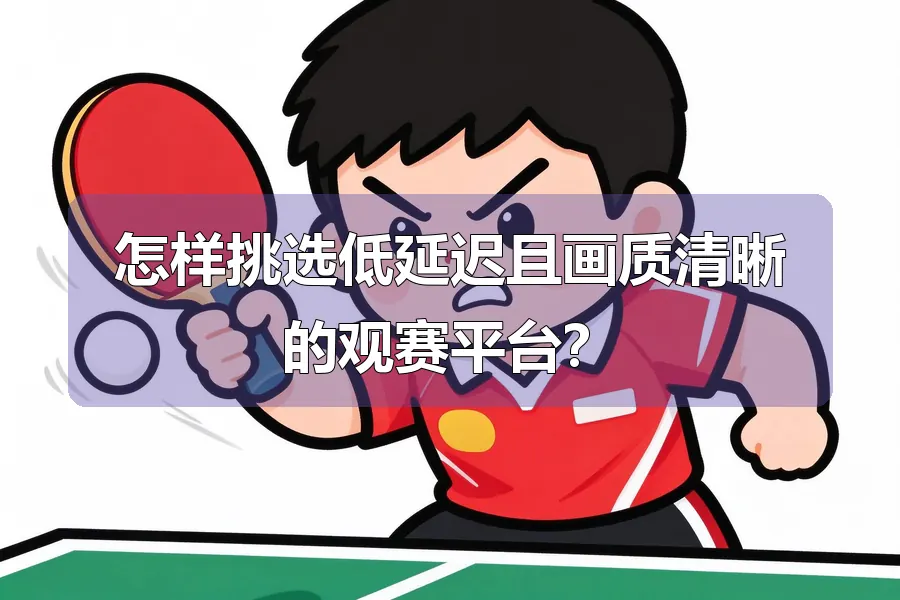 怎样挑选低延迟且画质清晰的观赛平台？