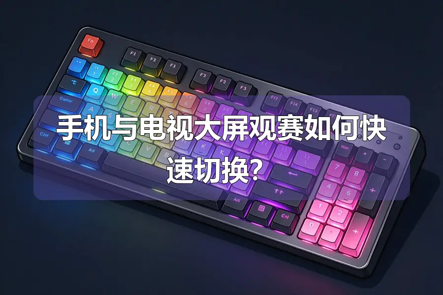 手机与电视大屏观赛如何快速切换？